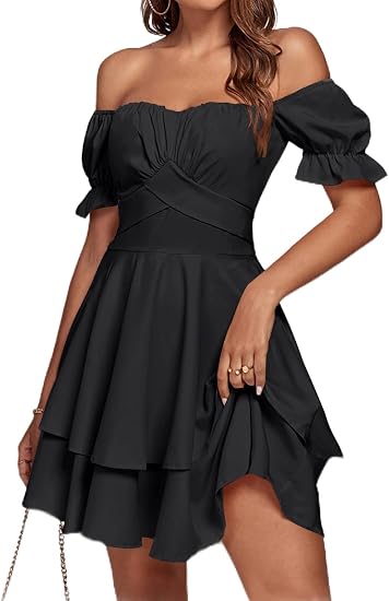 Women's Off Shoulder Casual Dress